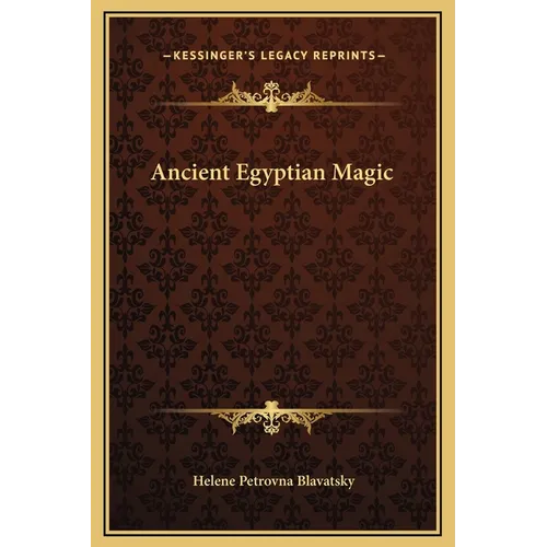 Ancient Egyptian Magic - Hardcover