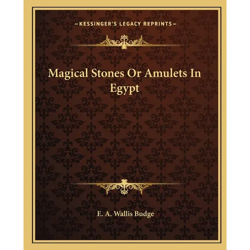 Magical Stones Or Amulets In Egypt - Paperback